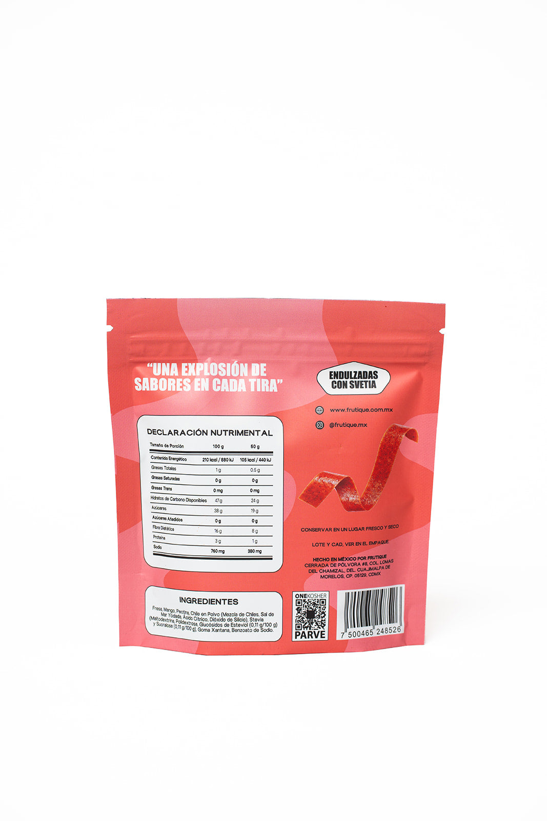 BOLSA FRUTIQUE TIRA DE FRESA 50G